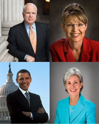 McCain,Sarah Palin,Obama