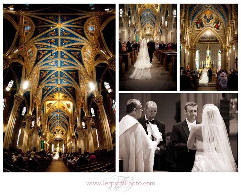 Wedding Photos at The Basilica at Notre Dame