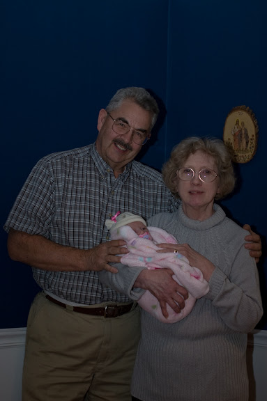 Happy grandparents