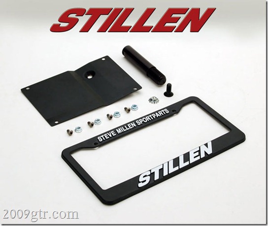 Stillen license plate bracket