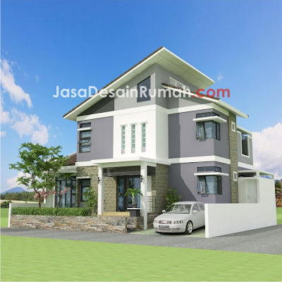 Desain Bentuk Rumah on Rumah Keren Dengan Bentuk Atap Unik