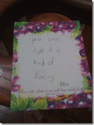 it is boring from breanna
