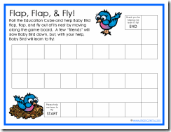 Flap, Flap, & Fly {Printable} Game Board