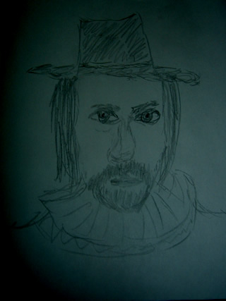 Sketch of Francis Bacon