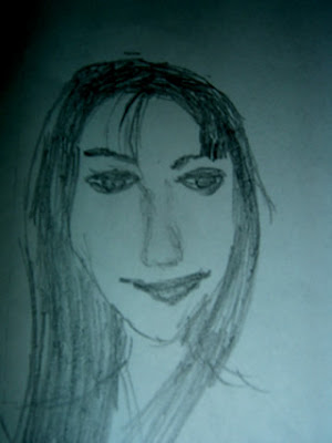 Sketch of Belinda Butcher