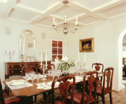 modern classic design interior dining room