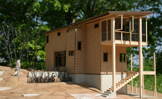 The OUTin Wooden House by ecoMOD