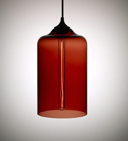 Modern ceiling lamps interior lighting Single blown clear glass pendant light