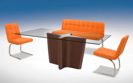 Modern Dining Room Interior Furniture Design Wave modern design dining room furniture sets