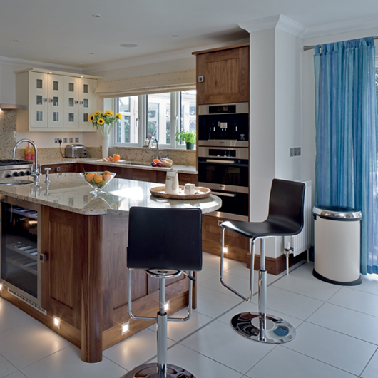 Modern Walnut Kitchen Design Home Interior Ideas small space kitchen interior decorating ideas