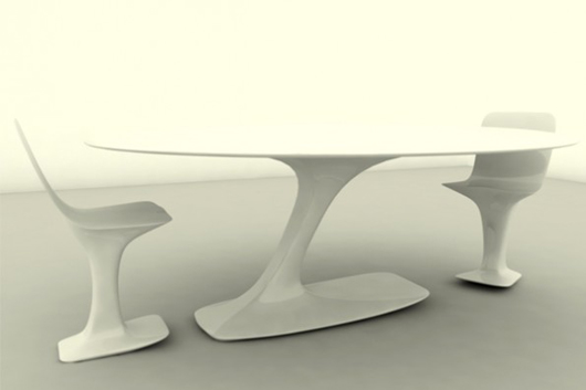 luxury table and chairs design furniture