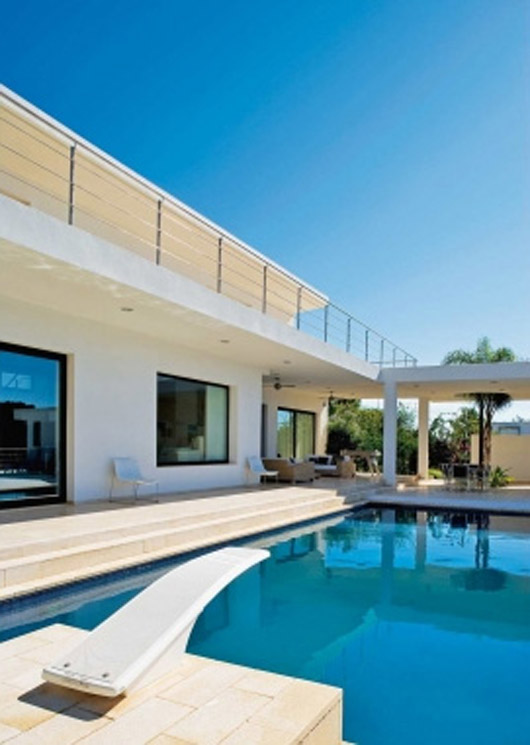 Modern Home Architecture Luxurious Design Exterior Swimming Pool modern home architecture design swimming pool