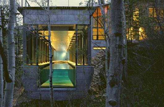 Modern Glass Hill Home Architecture Design Landscape - Indoor Swimming Pool glass house design indoor swimming pool