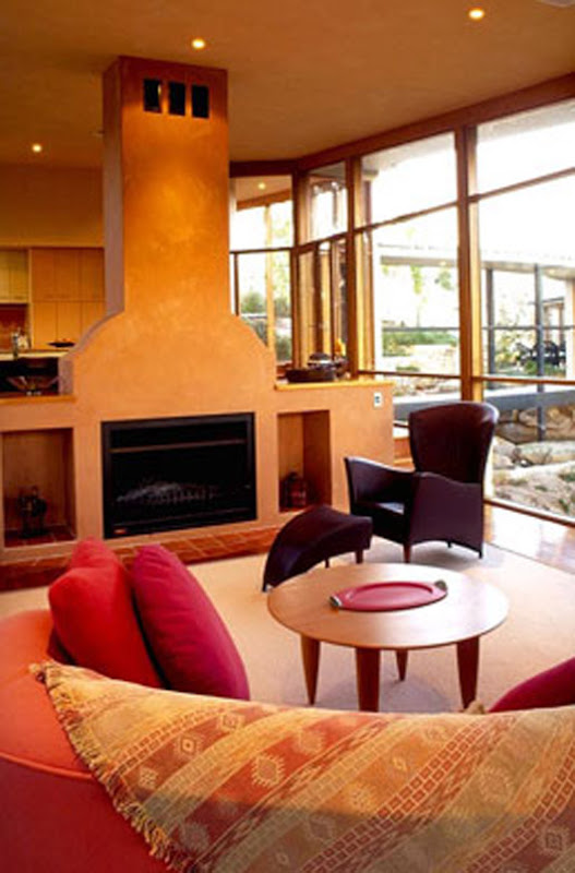 Curved Pavilion Design Home Architecture - Living Room curved pavilion home design living room