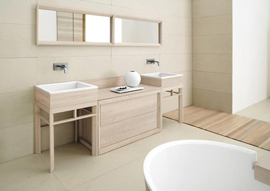 Modern Wooden Bathroom Design Interior Furniture