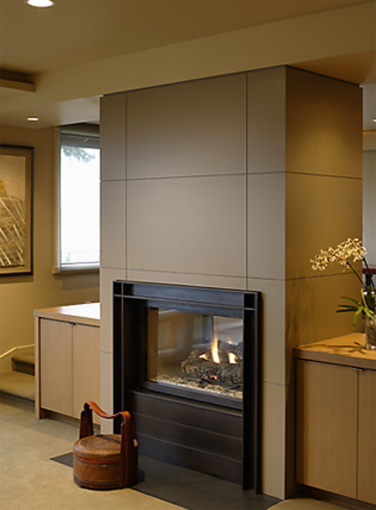 contemporary residence house design fireplace ideas