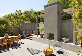 Modern Courtyard Decorating Home Exterior Design Ideas - Home ...