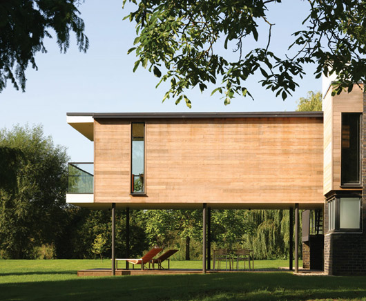 Two Box Wooden Home Decorating Architecture Ideas - Exterior wooden home decorating arrchitecture design exterior