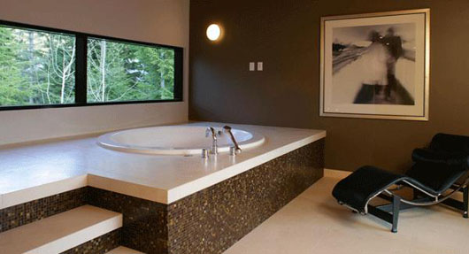 mountain home interior decorating bathroom ideas