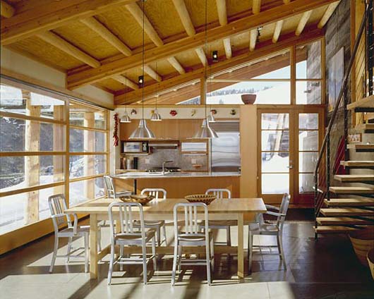 glass cabin design dining room ideas