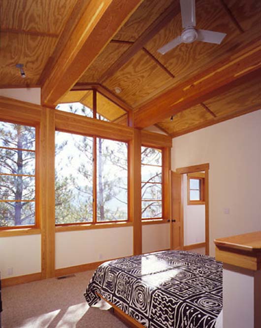 Valley Home Design Minimalist Wooden Cabin - Bedroom Decorating Photos bedroom design home interior decorating photos