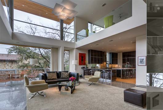 Luxury Home Design Living Room and Kitchen Decorating Open space interior living room and kitchen