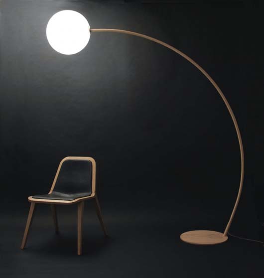 floor lamp design lighting oak concept