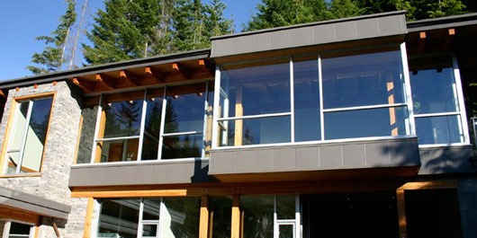 Inovative Spring Home Decorating With Glass Walls Outside exterior home decorating with glass walls