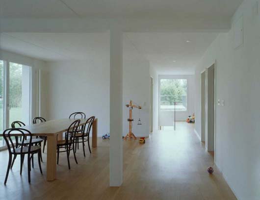 home interior wooden floors dining room