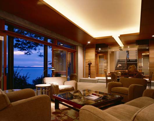 Hillside Architecture Design Modern Home Decorating Living Room modern home interior decorating living room
