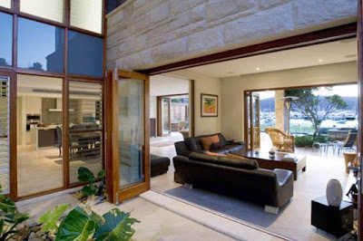 luxury living room with modern home furniture
