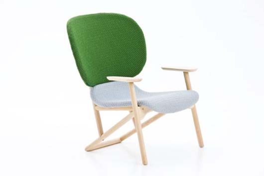 fabric seats and backrest design armchair