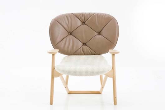 Simple Wooden Armchair Design Furniture With Linear Style