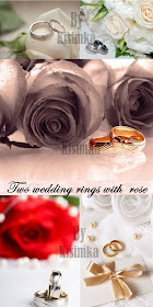 Stock Photo: Two wedding rings wedding rings pictures. Stock Photo: Two wedding rings
