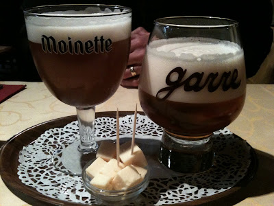 First beers in Belgium @ Staminee De Garre