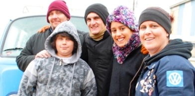 Robb y familia