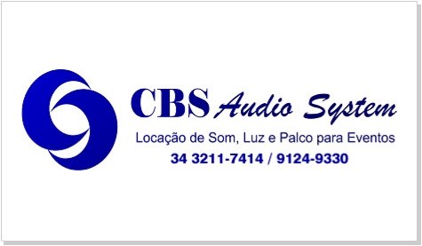 Locação de som, luz e palco para eventos. CBS Áudio System