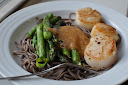 Thumbnail image for Scallops with Ginger Asparagus and Soba Noodles
