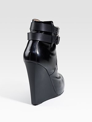 PROENZA SCHOULDER - Bentel Patent Wedge Ankle Boots - 805