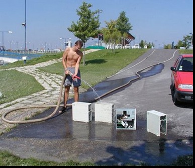 man-washing-computers