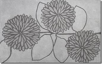 crysanthemum rug west elm