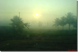 Misty rise
