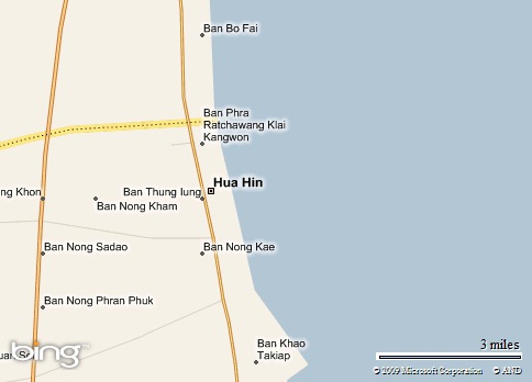 مدينة هواهين Hua Hin تايلاند Map-6376b7aa8a1e