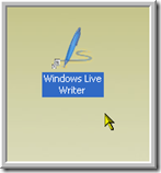 1 - Open Windows Live Writer