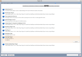 Plugins instalados por defecto