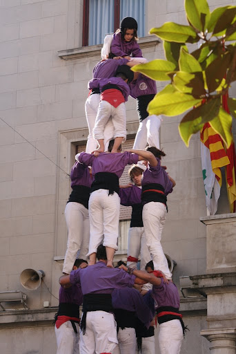 Quatre de set amb agulla, Colla Castellera de Figueres, Novembre de 2008