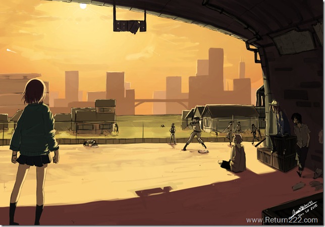 Baseball_Sunset_by_sketcher2007 Baseball_Sunset_by_sketcher2007