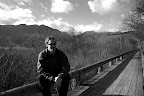 Jason rests in the view of Senjogahara Moor