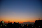 Fall produces some of the best dusk skies in Shinjuku