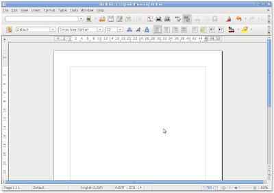 Tampilan Open Office